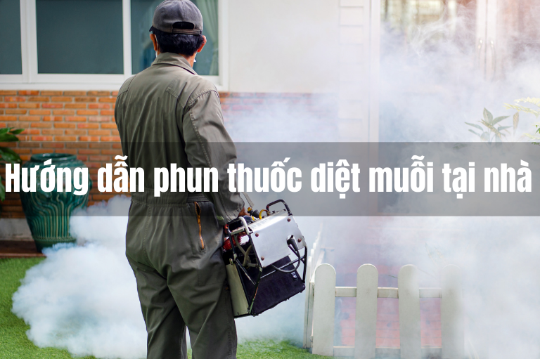 Hướng dẫn phun thuốc diệt muỗi tại nhà 